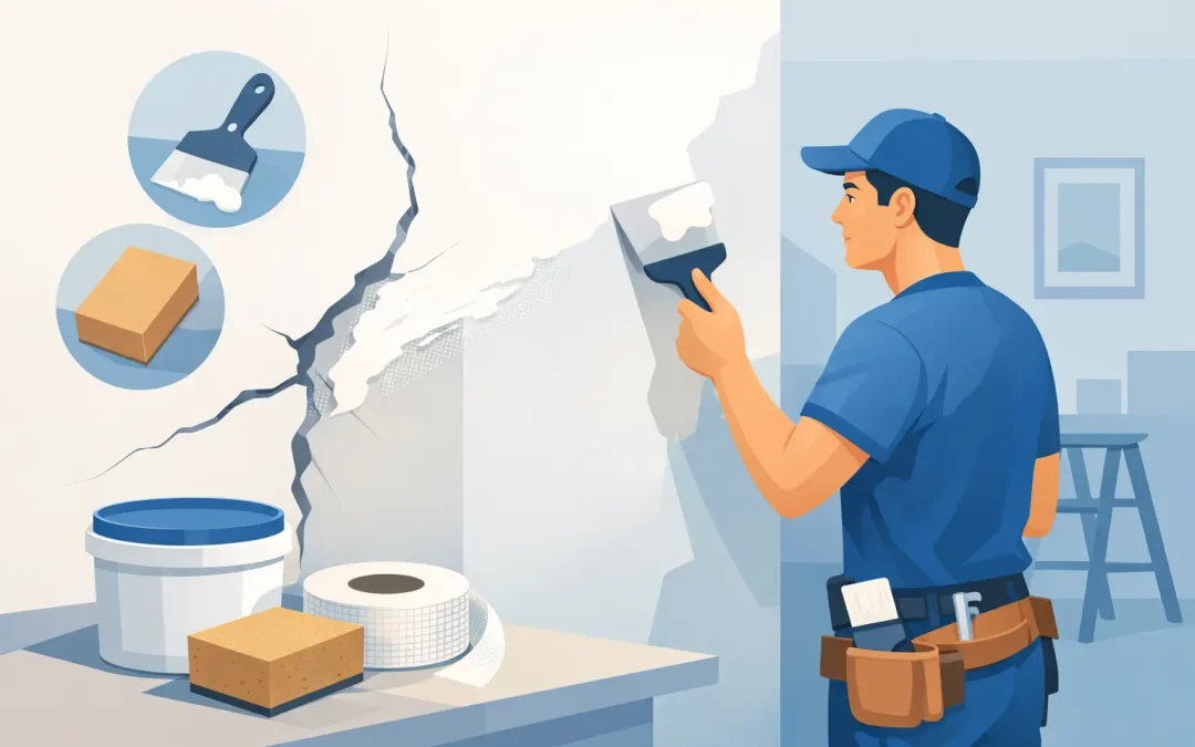 How to Repair Cracked Drywall Right
