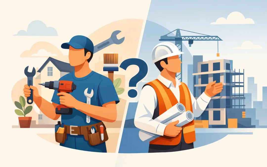 Handyman or General Contractor? Choose Right