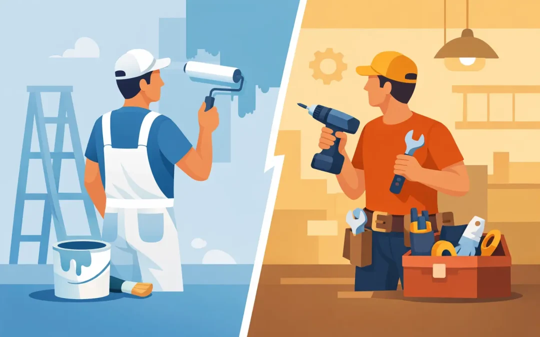 Painter vs Handyman Services: Which Fits?