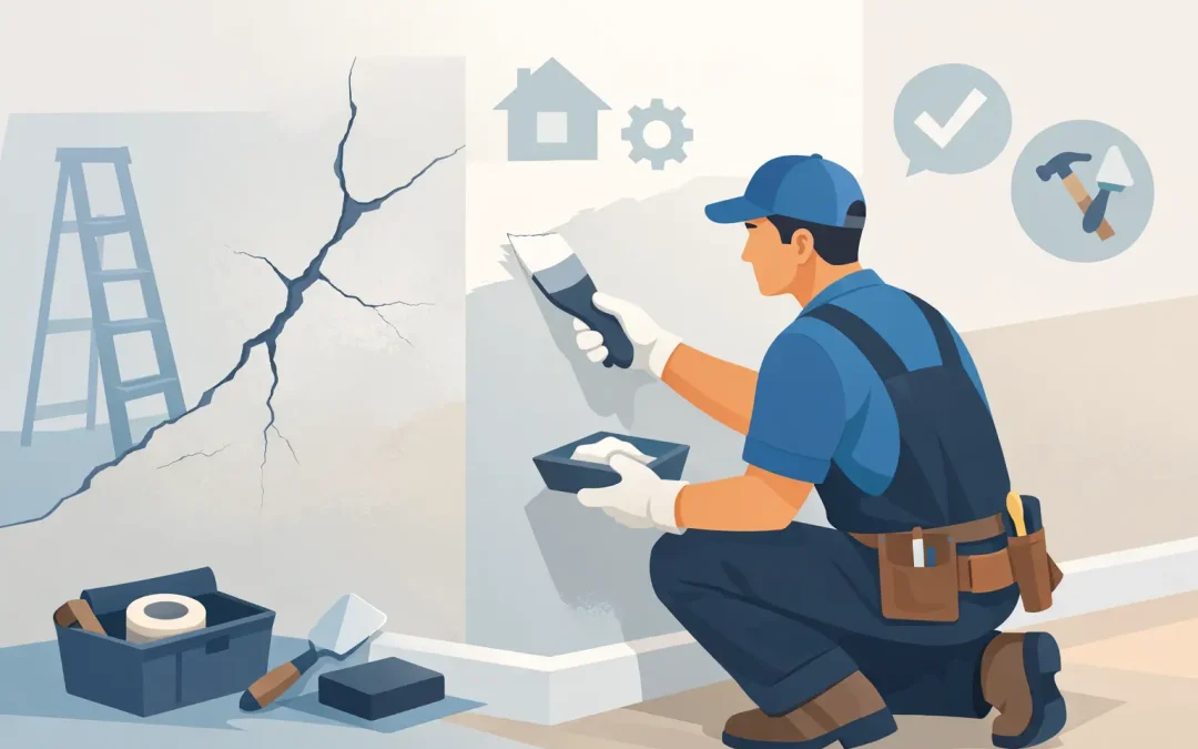 Can a Handyman Fix Drywall Cracks Properly?