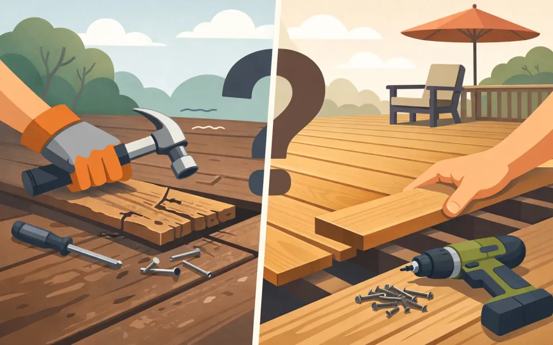 Repair or Replace Deck Boards?