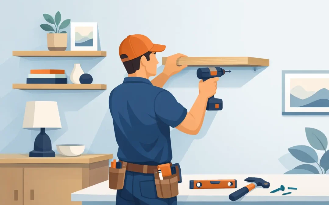 Can a Handyman Hang Shelves? What to Expect