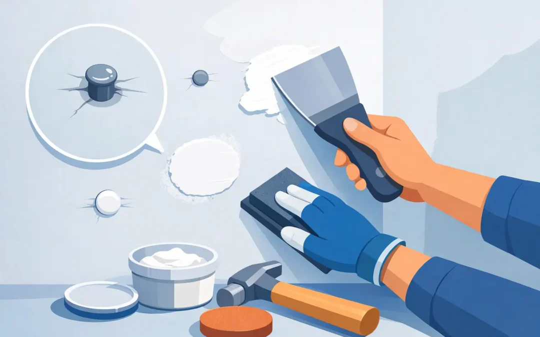 How to Patch Nail Pops for a Smooth Wall