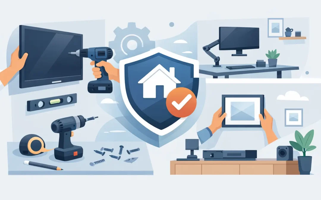Wall Mounting Safety Guide for Homes and Offices