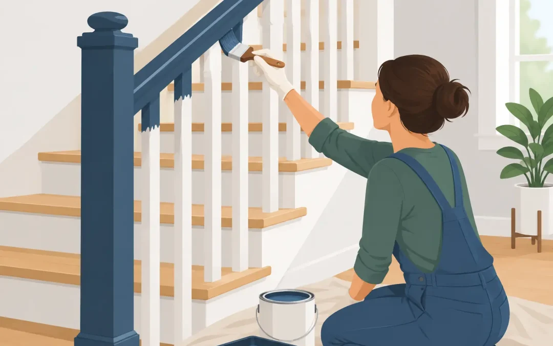 How to Paint Stair Railings for a Durable Finish